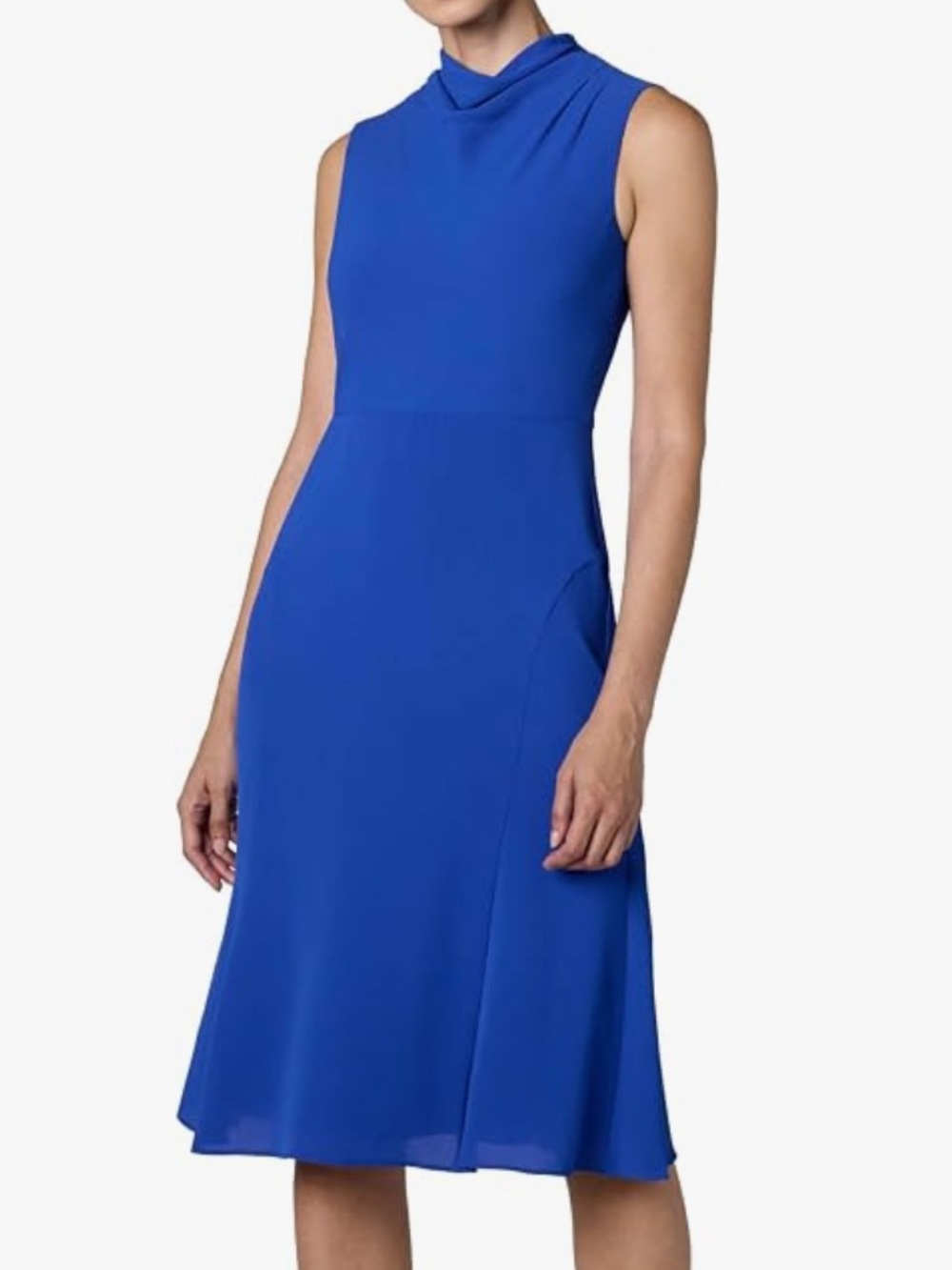 Maggy London Women's Dresses Sleeveless Cowl Neck Dress, WASHABLE Sz 2